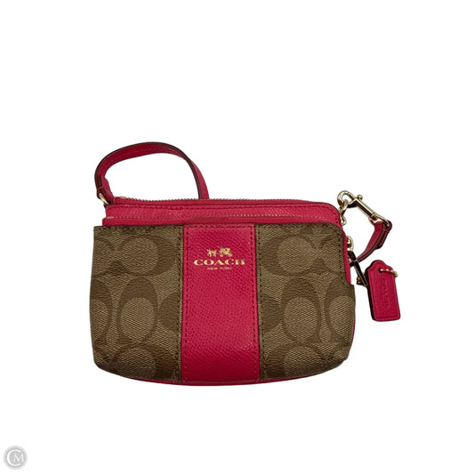 Wristlet Designer By Coach, Size: Small