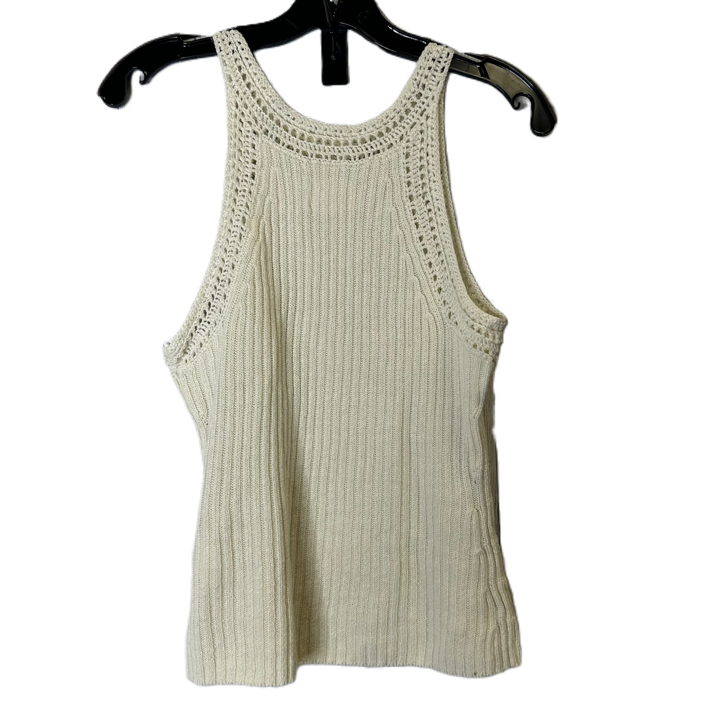 Cream Top Sleeveless By Lucky Brand, Size: S