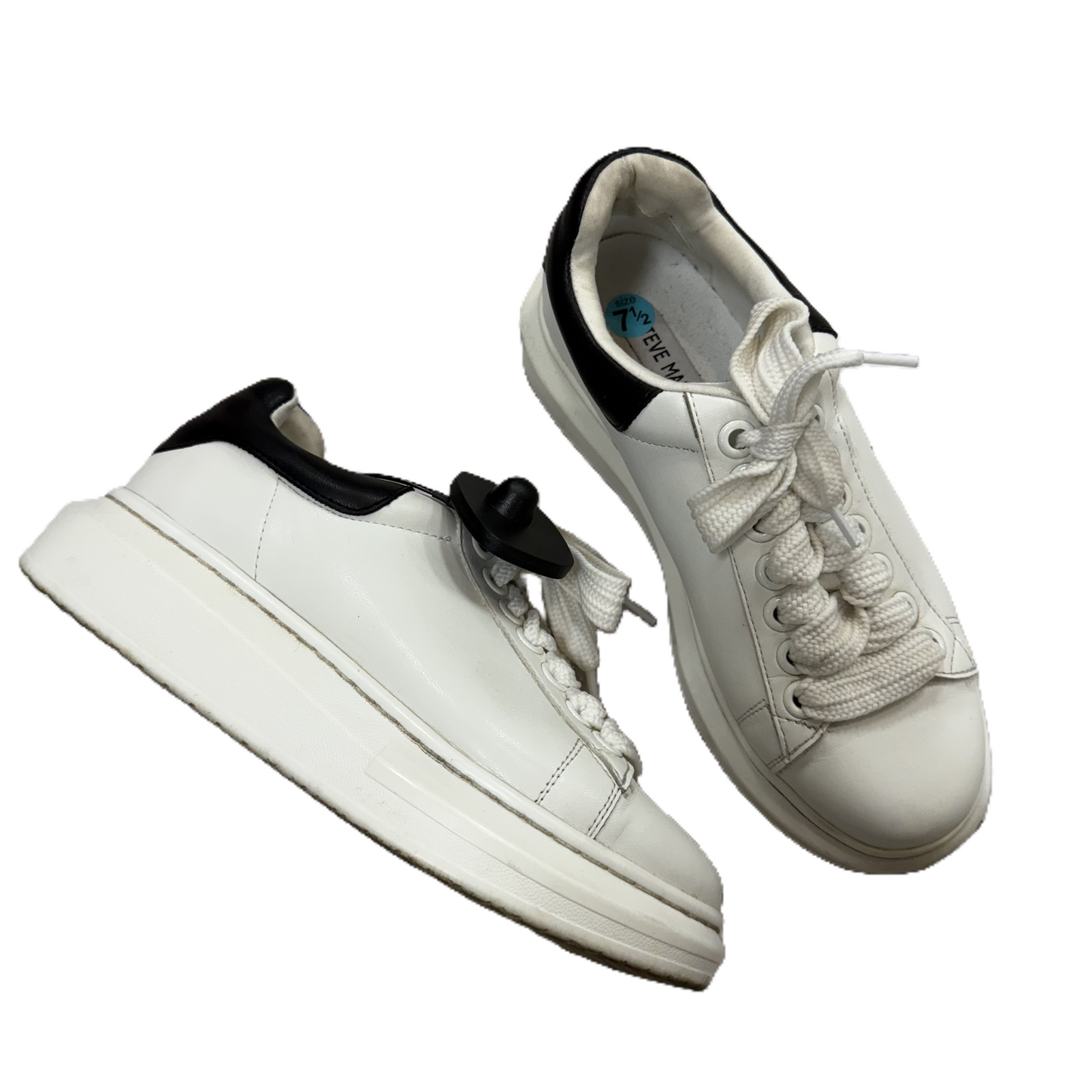 Shoes Sneakers By Steve Madden In White, Size: 7.5