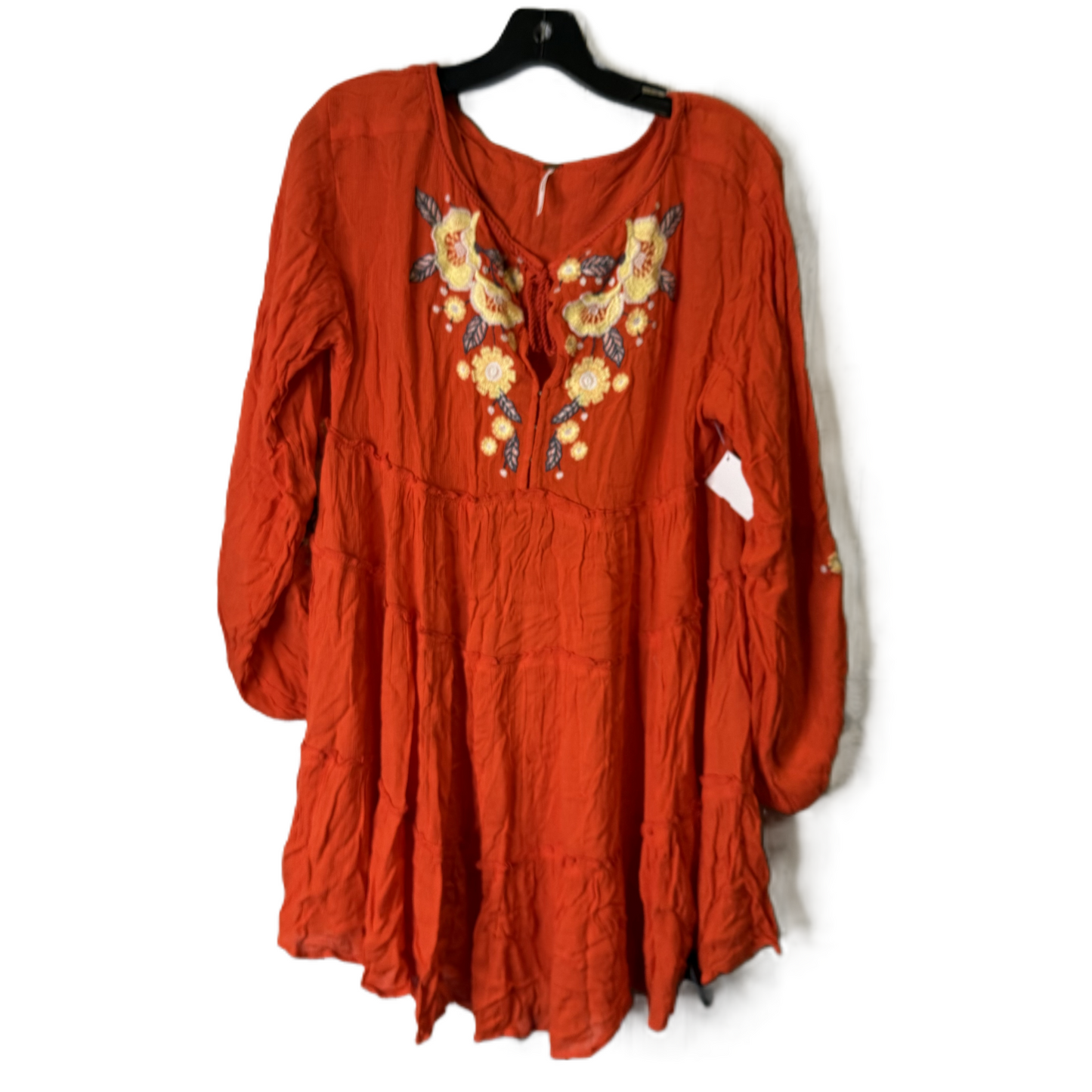 Dress Casual Short By Free People In Orange, Size: Xs