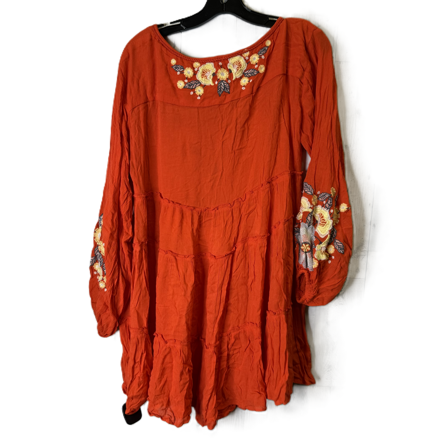 Dress Casual Short By Free People In Orange, Size: Xs