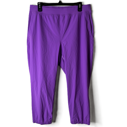 Athletic Pants By Lululemon In Purple, Size: 12