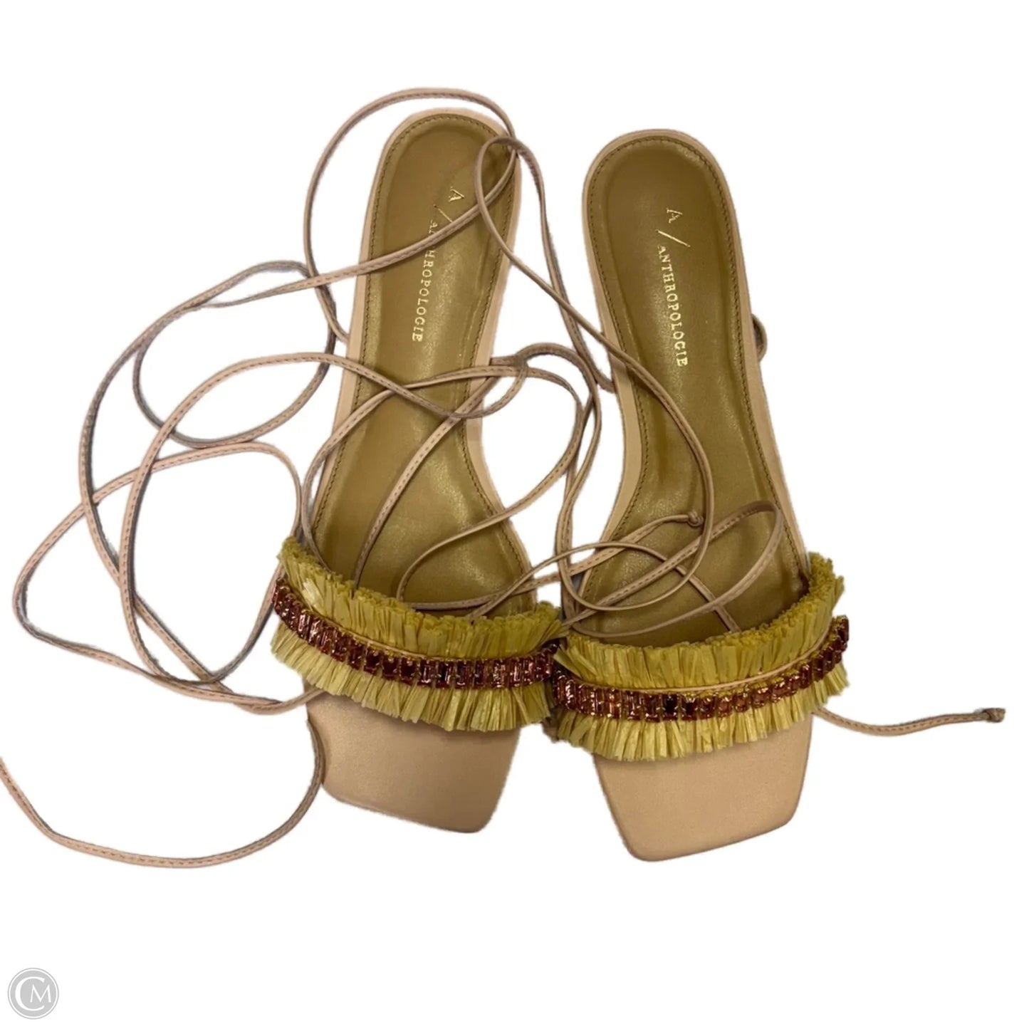 Sandals Flats By Anthropologie In Pink, Size: 11