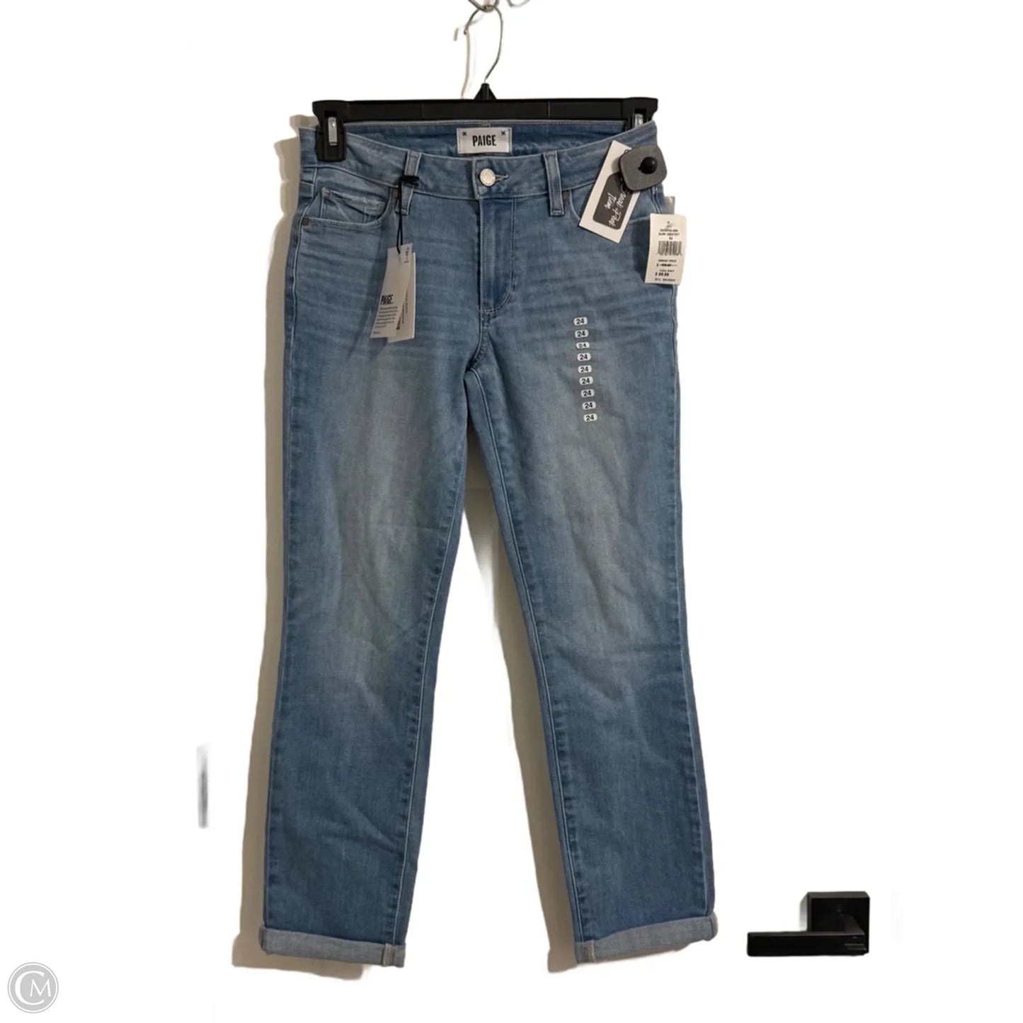 Jeans Skinny By Paige In Blue Denim, Size: 0