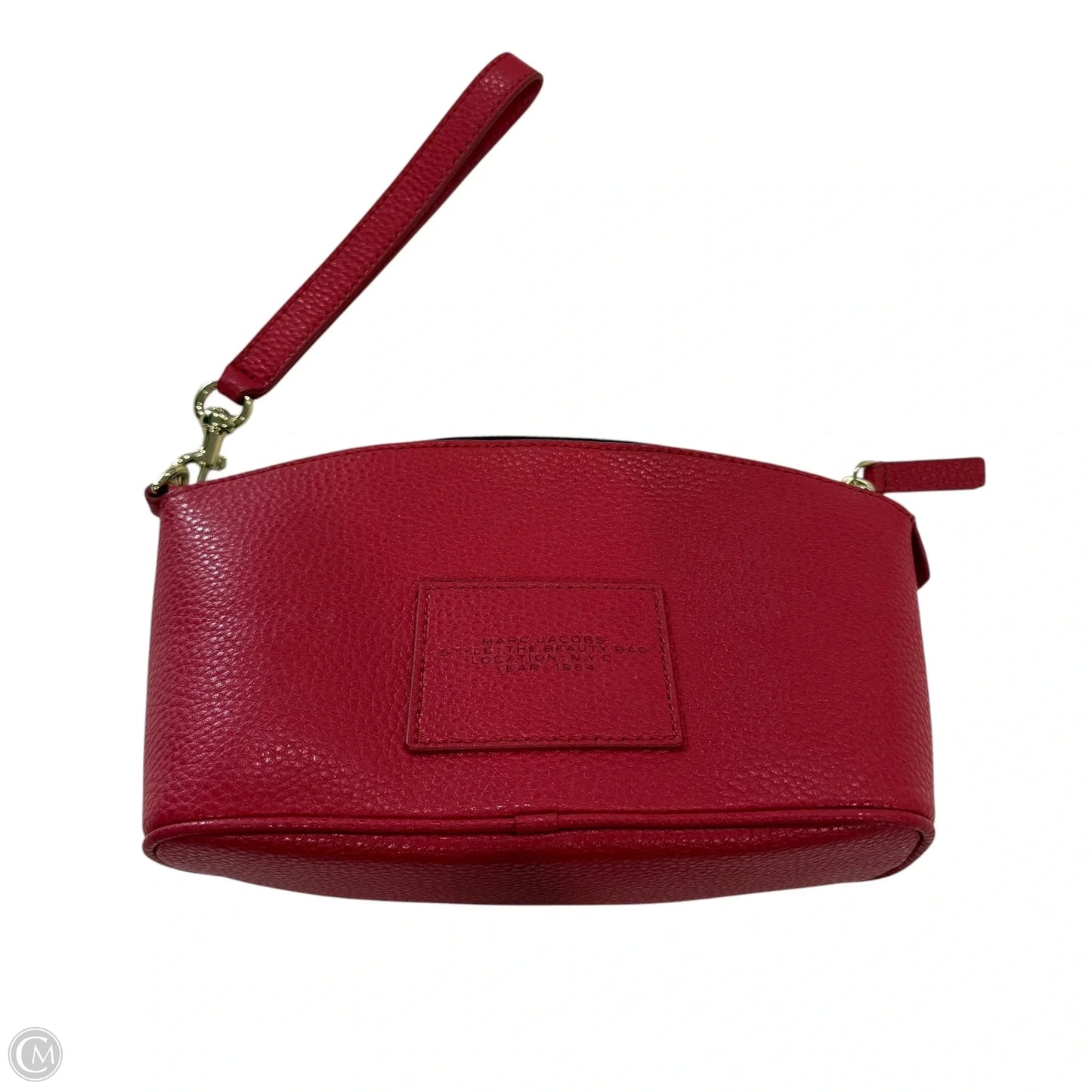 Makeup Bag Luxury Designer By Marc Jacobs, Size: Medium