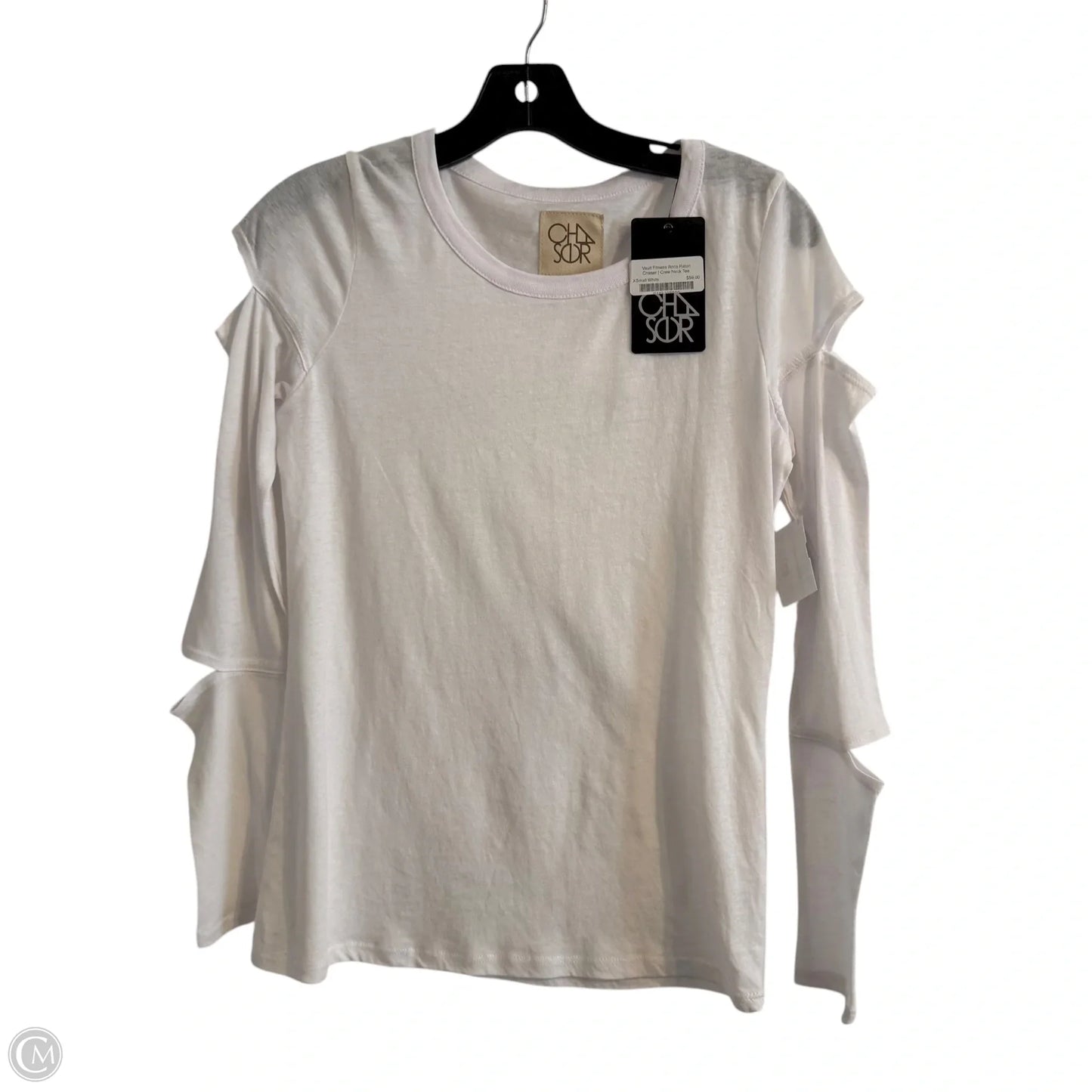 Top Long Sleeve By Chaser In White, Size: Xs