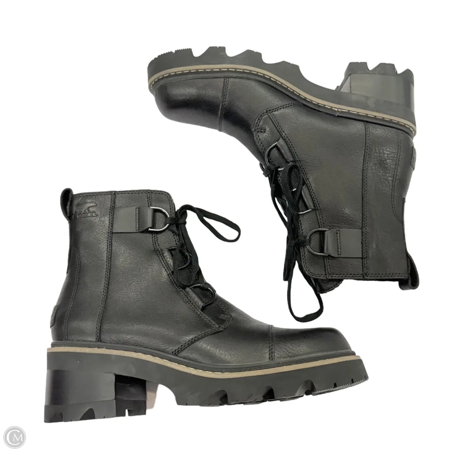 Boots Ankle Heels By Sorel In Black, Size: 10