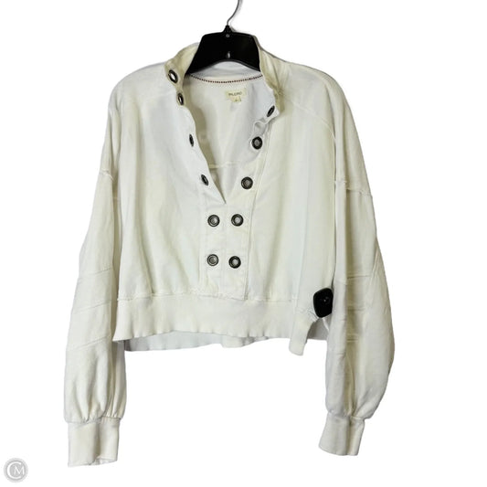 Top Long Sleeve By Pilcro In White, Size: S
