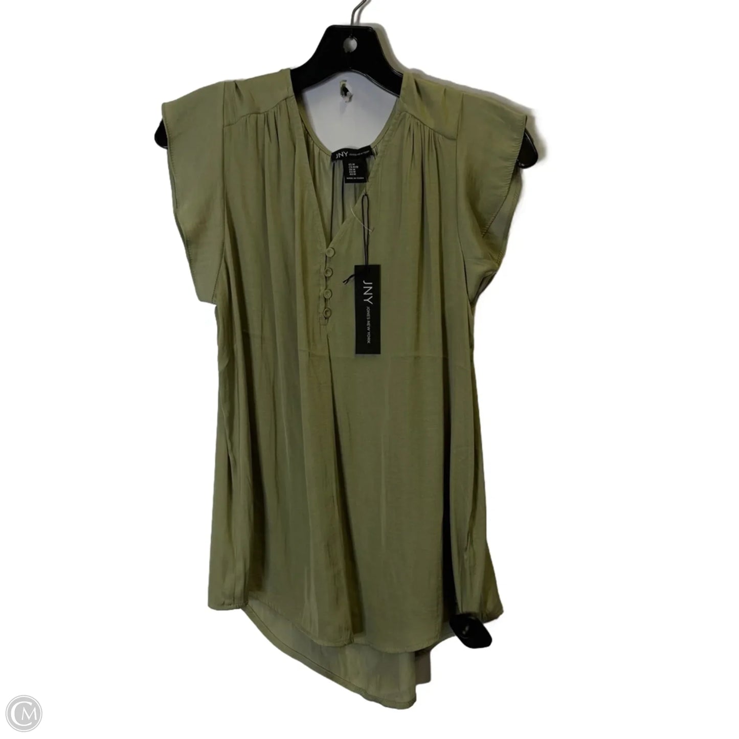 Top Short Sleeve By Jones New York In Green, Size: M