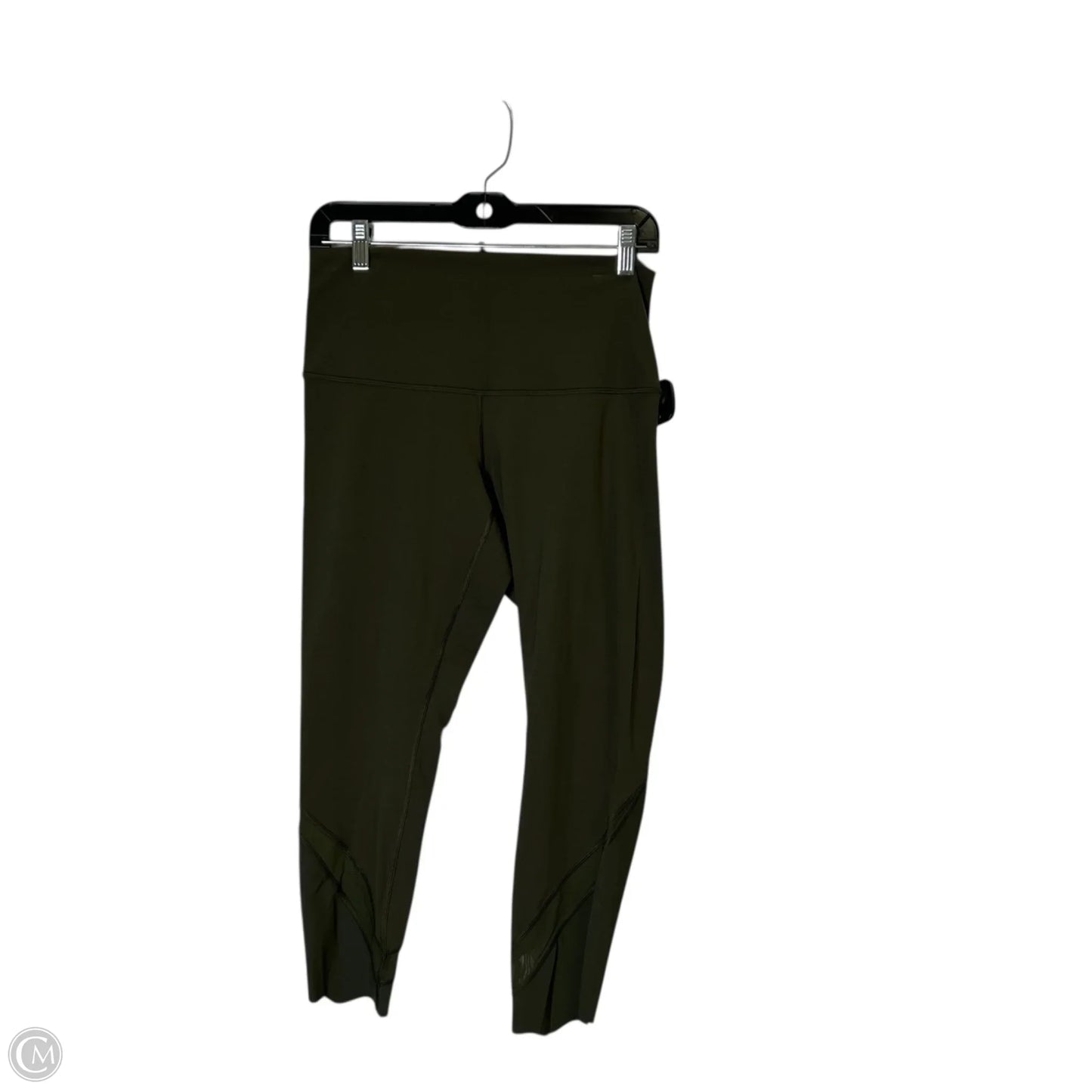 Athletic Leggings Capris By Lululemon In Green, Size: 10