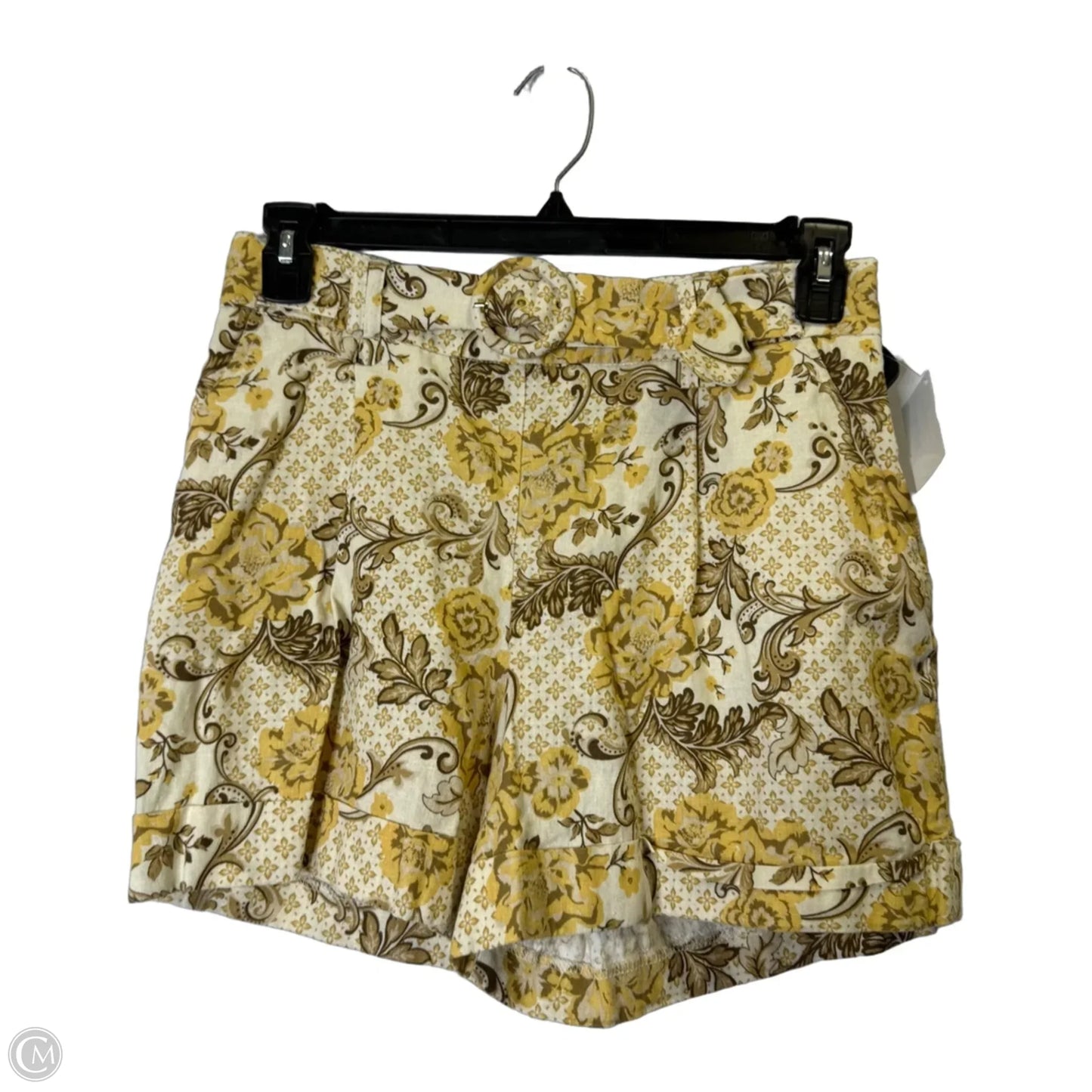Shorts By Maison Damelie In Yellow, Size: 8