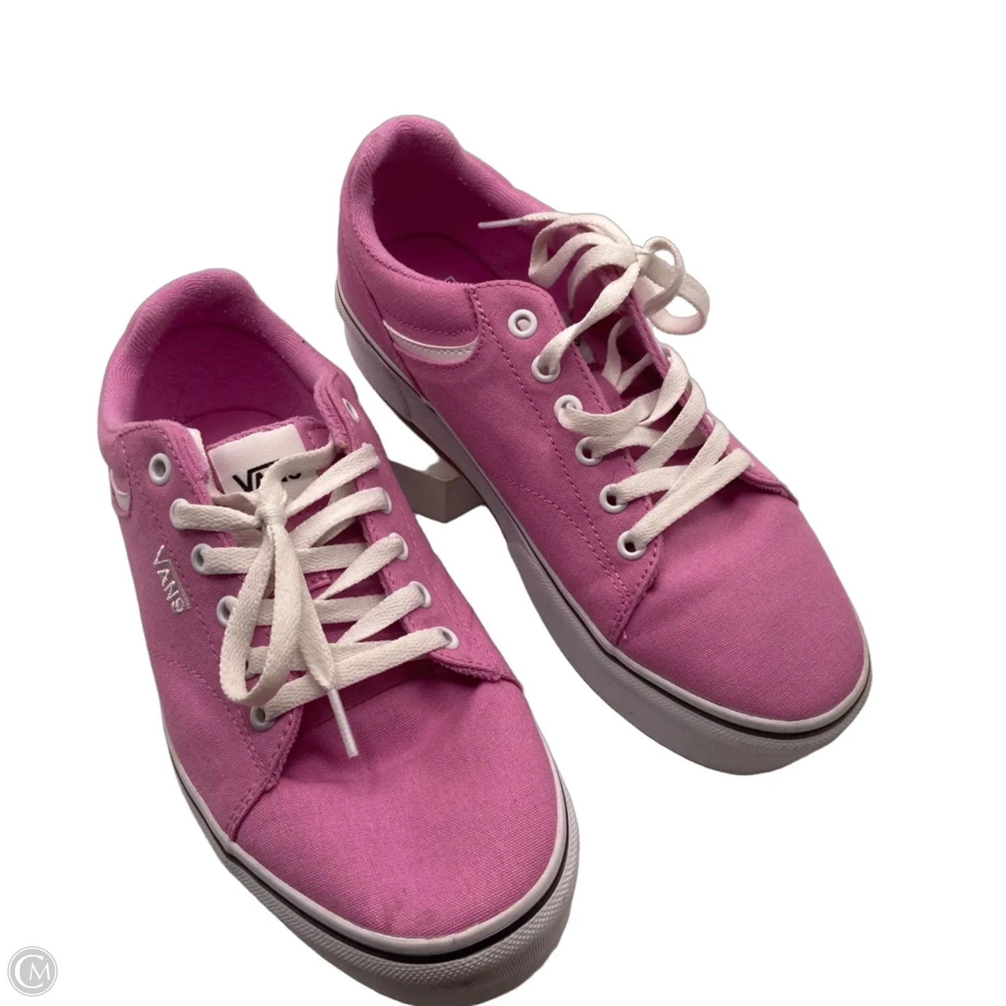 Shoes Sneakers Platform By Vans In Pink, Size: 9.5
