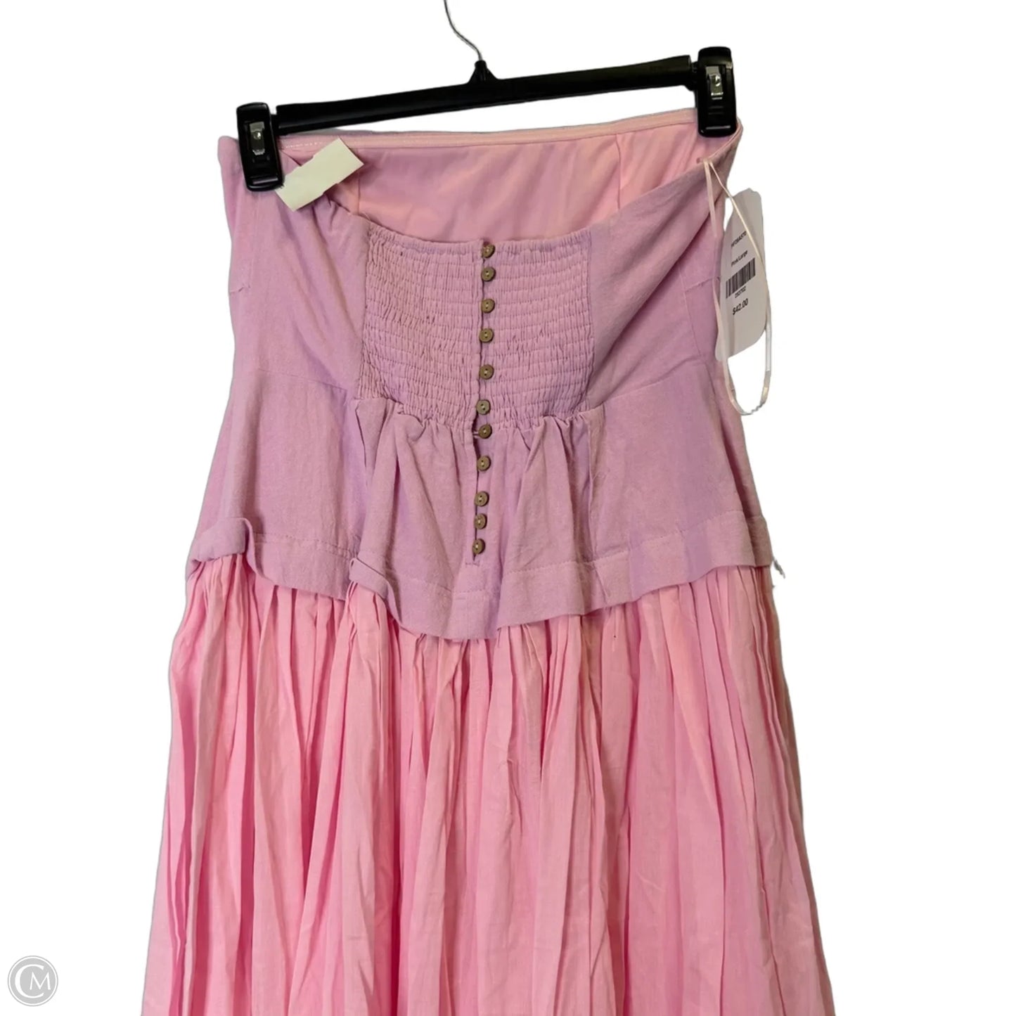 Dress Casual Midi By Cmc In Pink, Size: L
