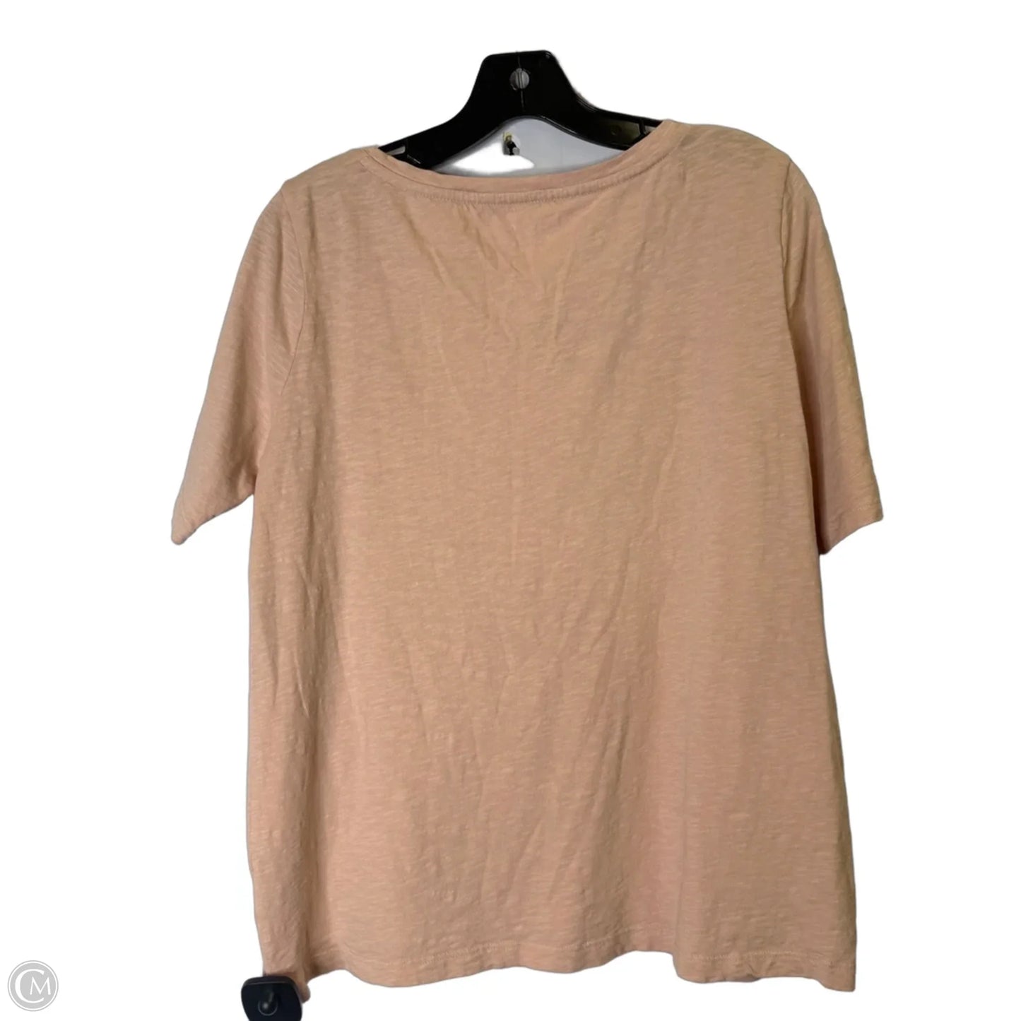 Top Short Sleeve By Talbots In Pink, Size: Lp