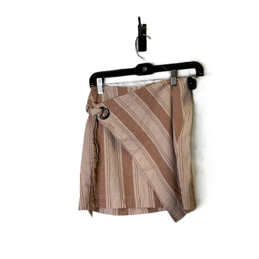 Tan Skirt Mini & Short By Free People, Size: 4