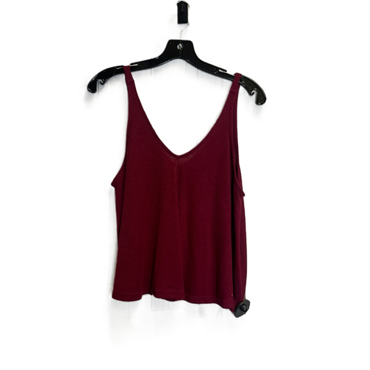 Red Top Sleeveless Basic By Free People, Size: Xs