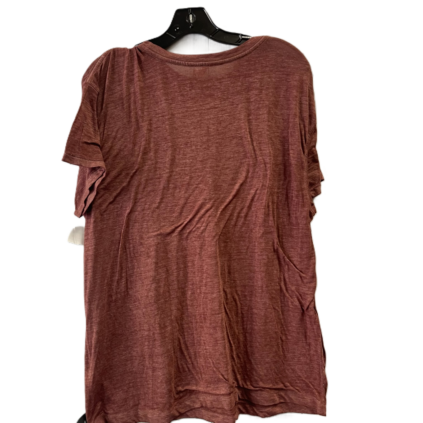 Purple Top Short Sleeve By Free People, Size: L