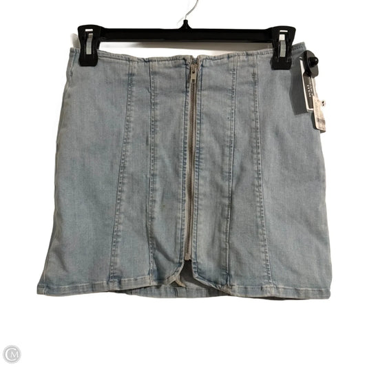 Skirt Mini & Short By We The Free In Blue Denim, Size: 8