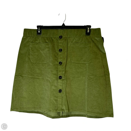 Skirt Mini & Short By Torrid In Green, Size: 2x