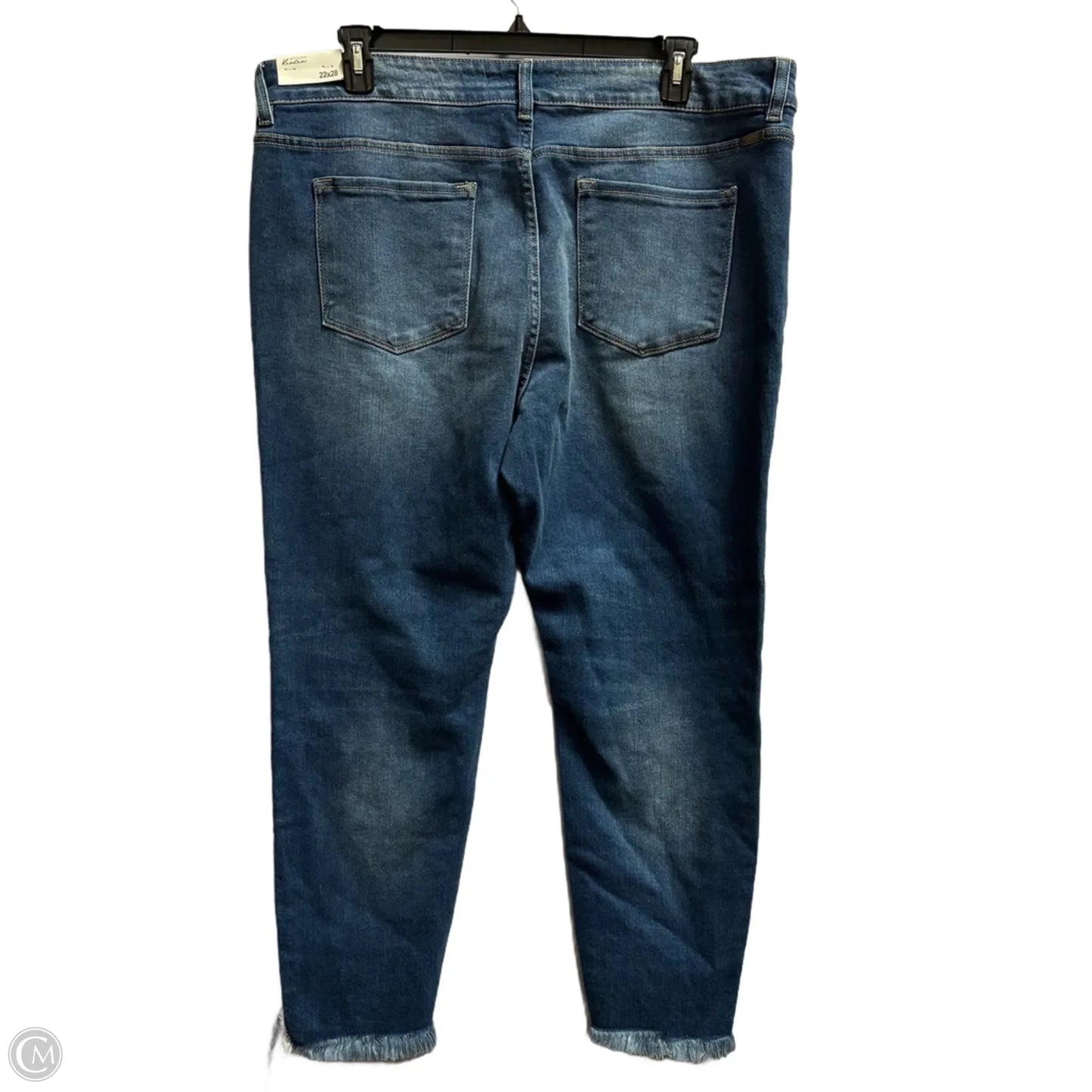 Jeans Straight By Kancan In Blue Denim, Size: 22