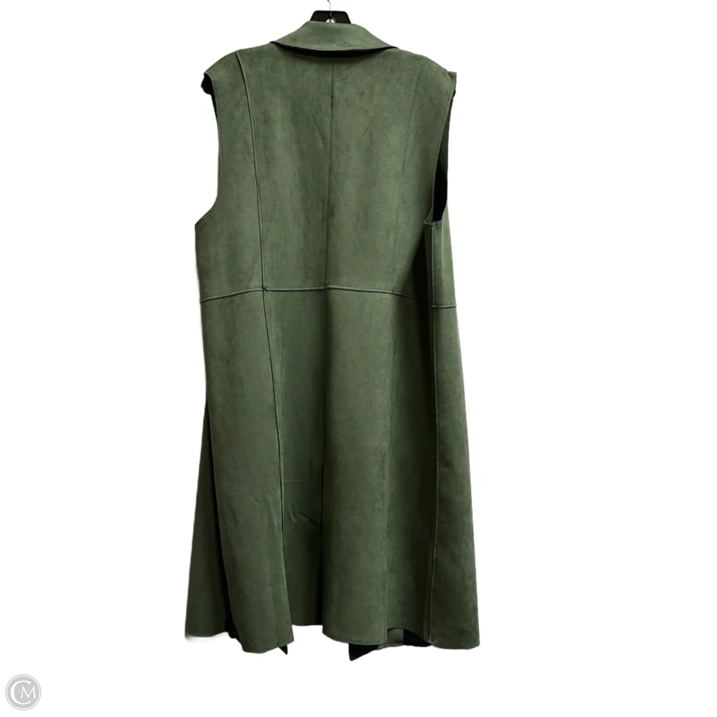 Vest Other By Joan Vass In Green, Size: L