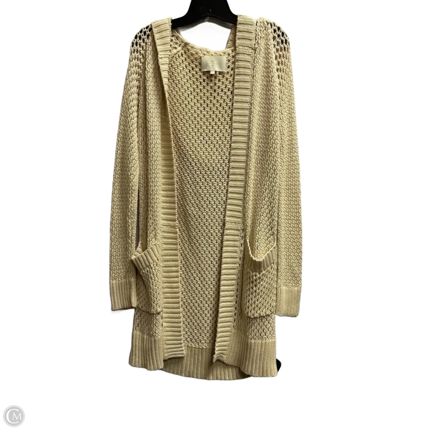 Cardigan By Seven 7 In Cream, Size: M