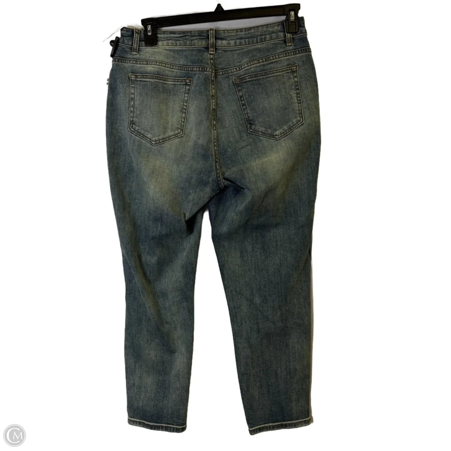 Jeans Skinny By Boston Proper In Blue Denim, Size: 14