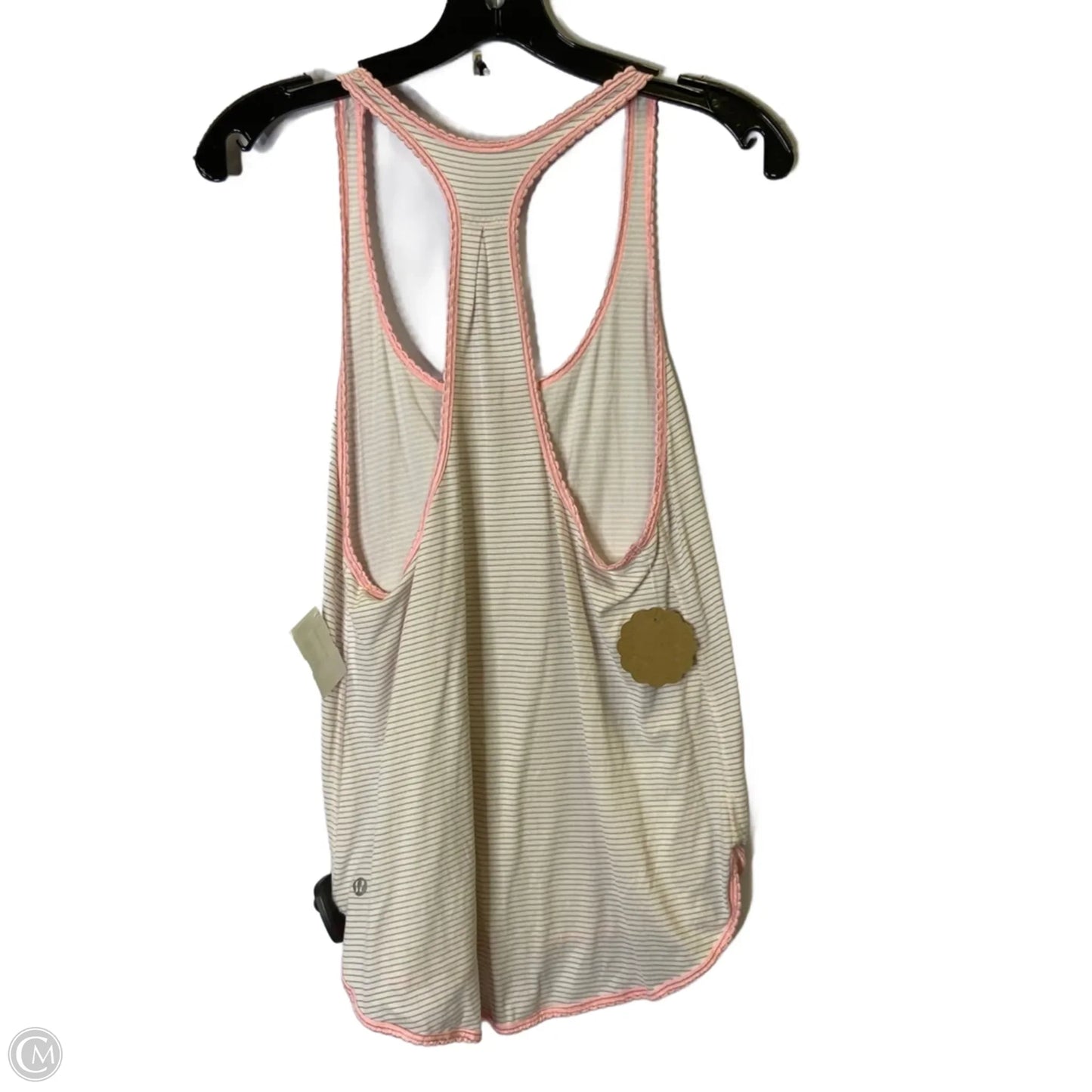 Athletic Tank Top By Lululemon In Striped Pattern