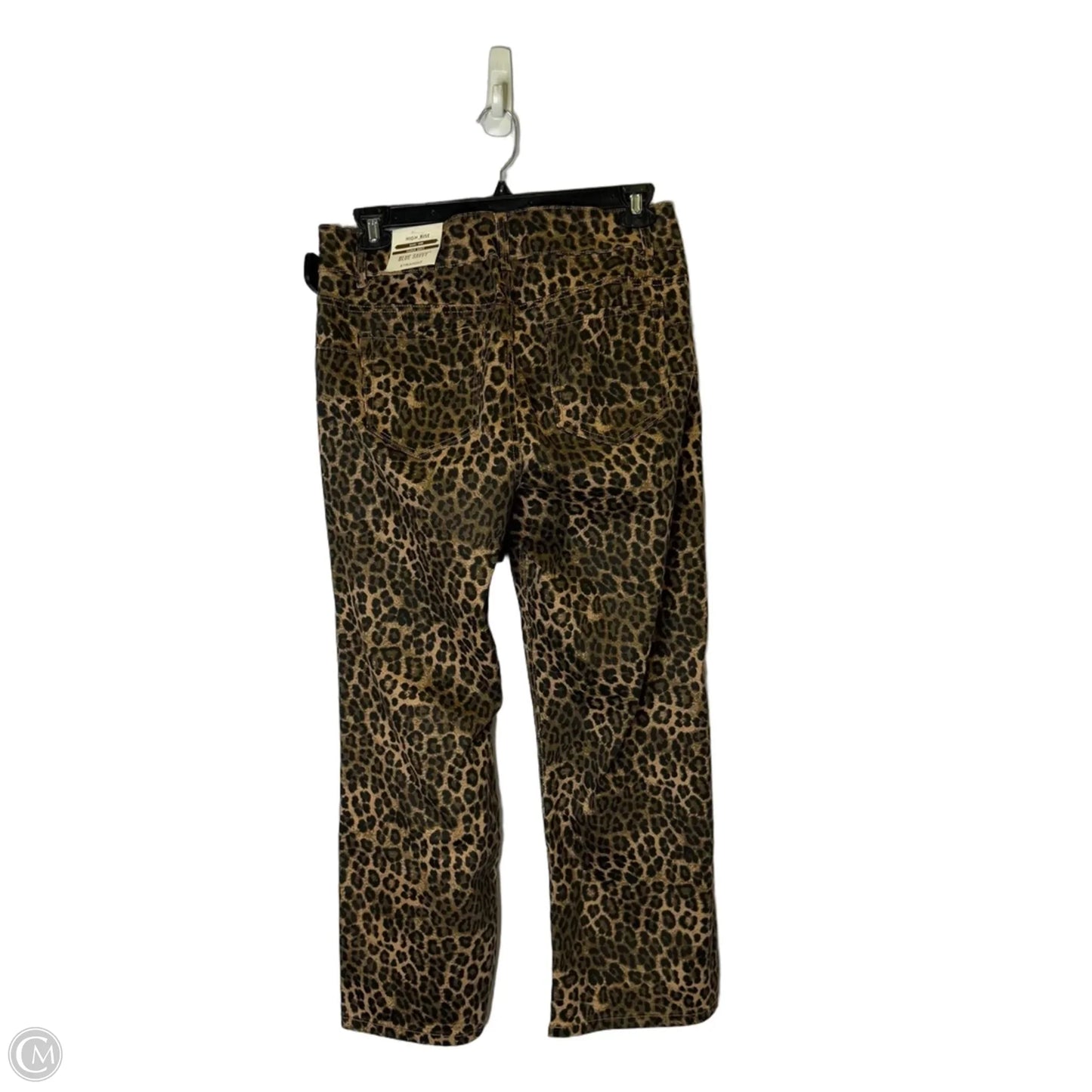 Jeans Flared By Clothes Mentor In Animal Print, Size: 18