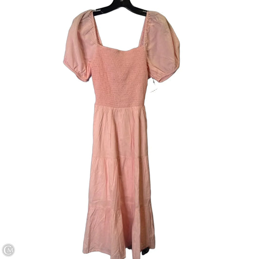 Dress Casual Midi By And Now This In Pink, Size: M