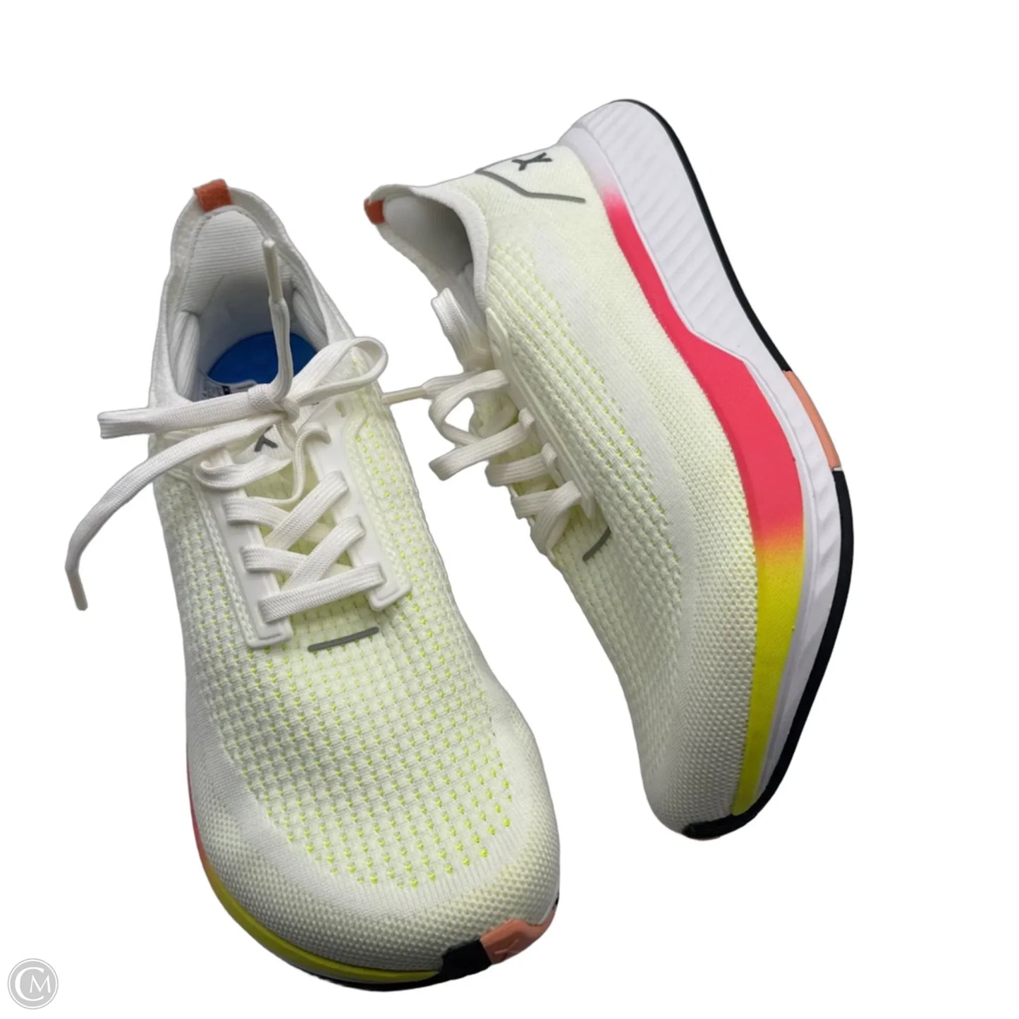 Shoes Athletic By Clothes Mentor In Yellow, Size: 7.5