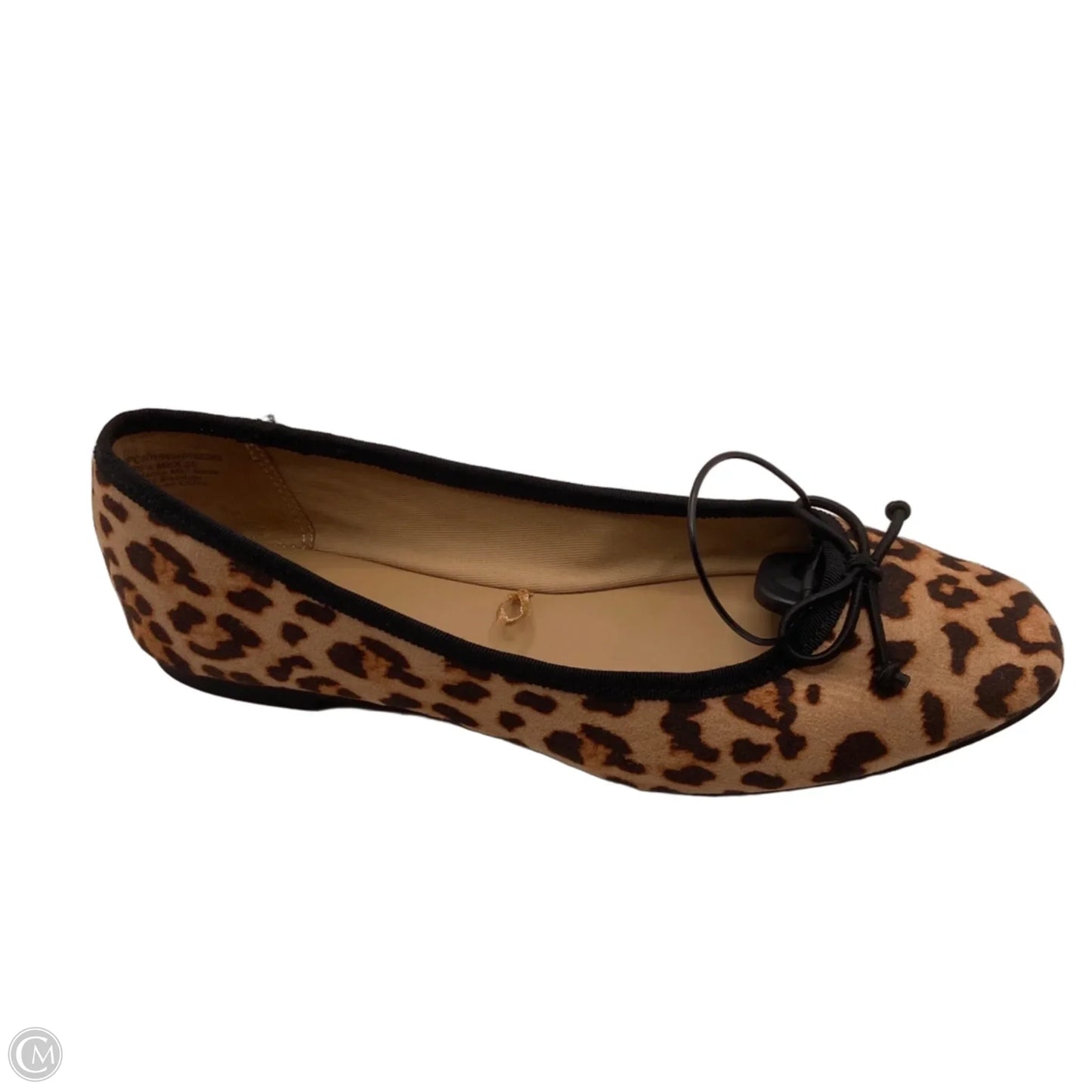 Shoes Flat By Time And Tru In Animal Print, Size: 8