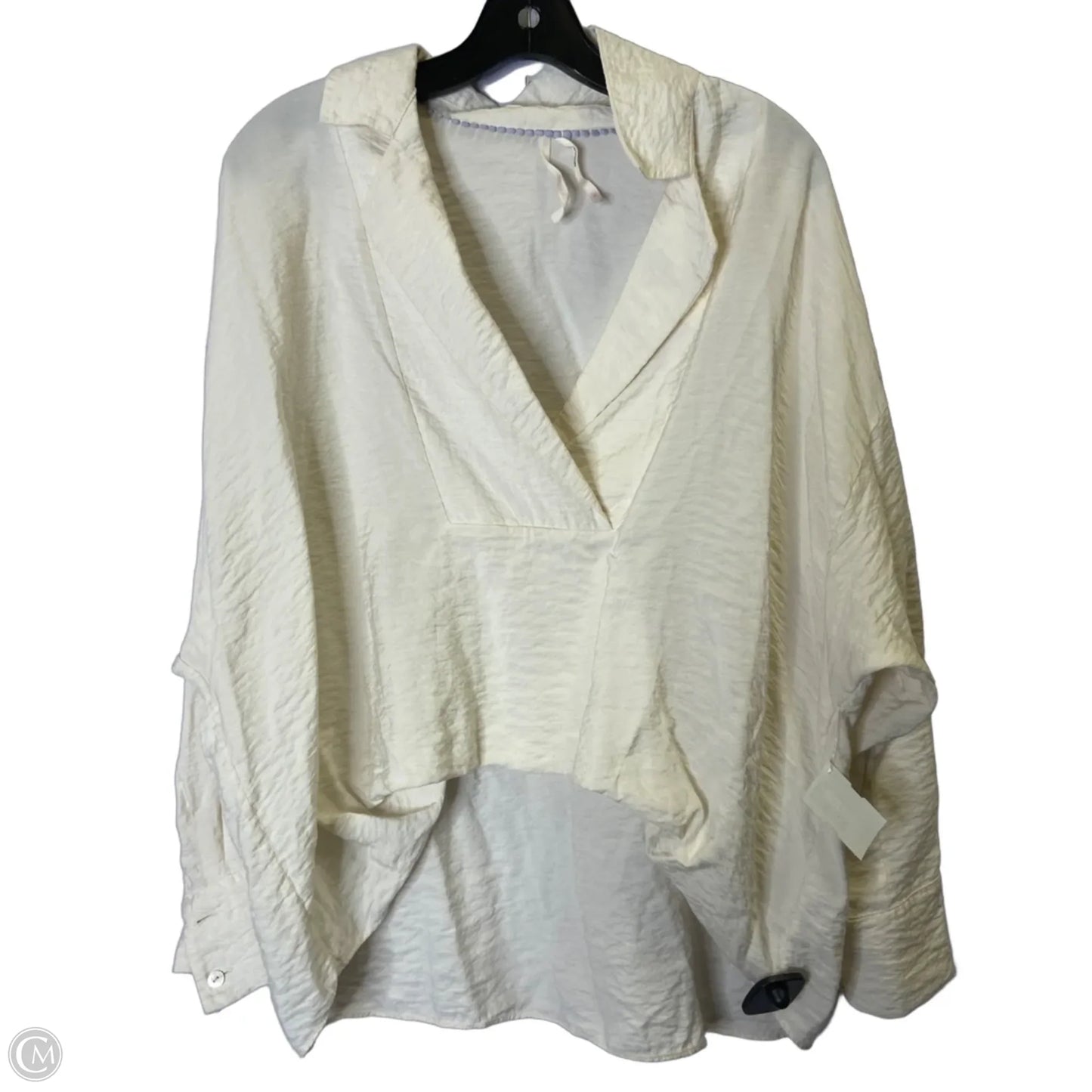 Top Long Sleeve By Anthropologie In Red, Size: S