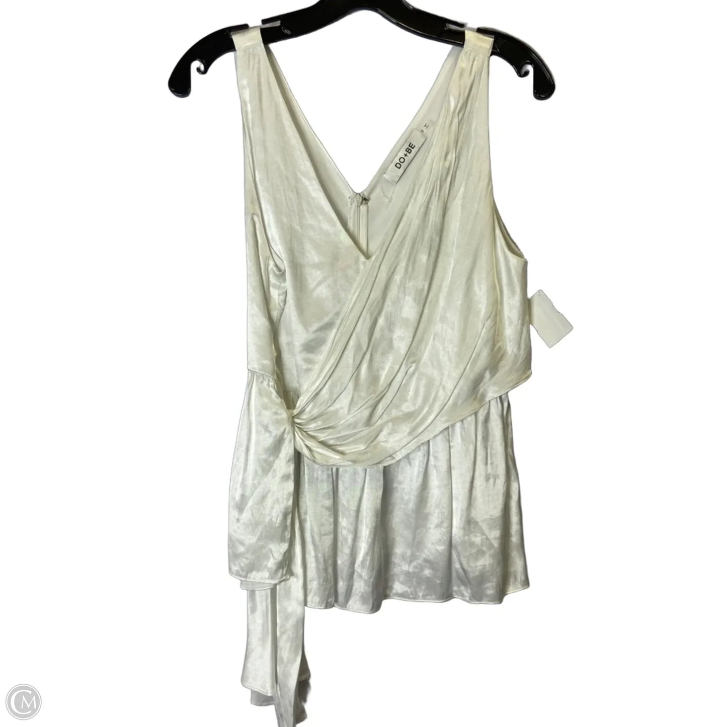 Blouse Sleeveless By Do + Be In White, Size: S