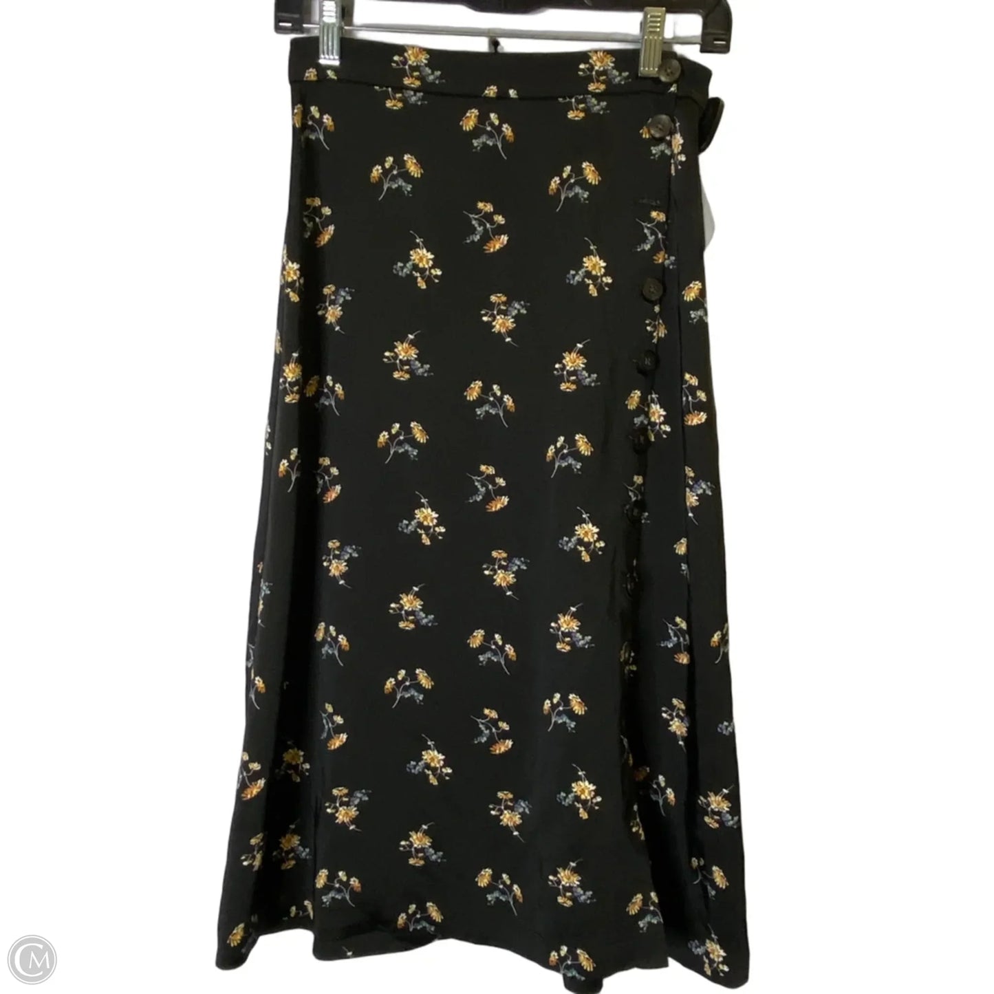 Skirt Midi By Madewell In Black, Size: 0