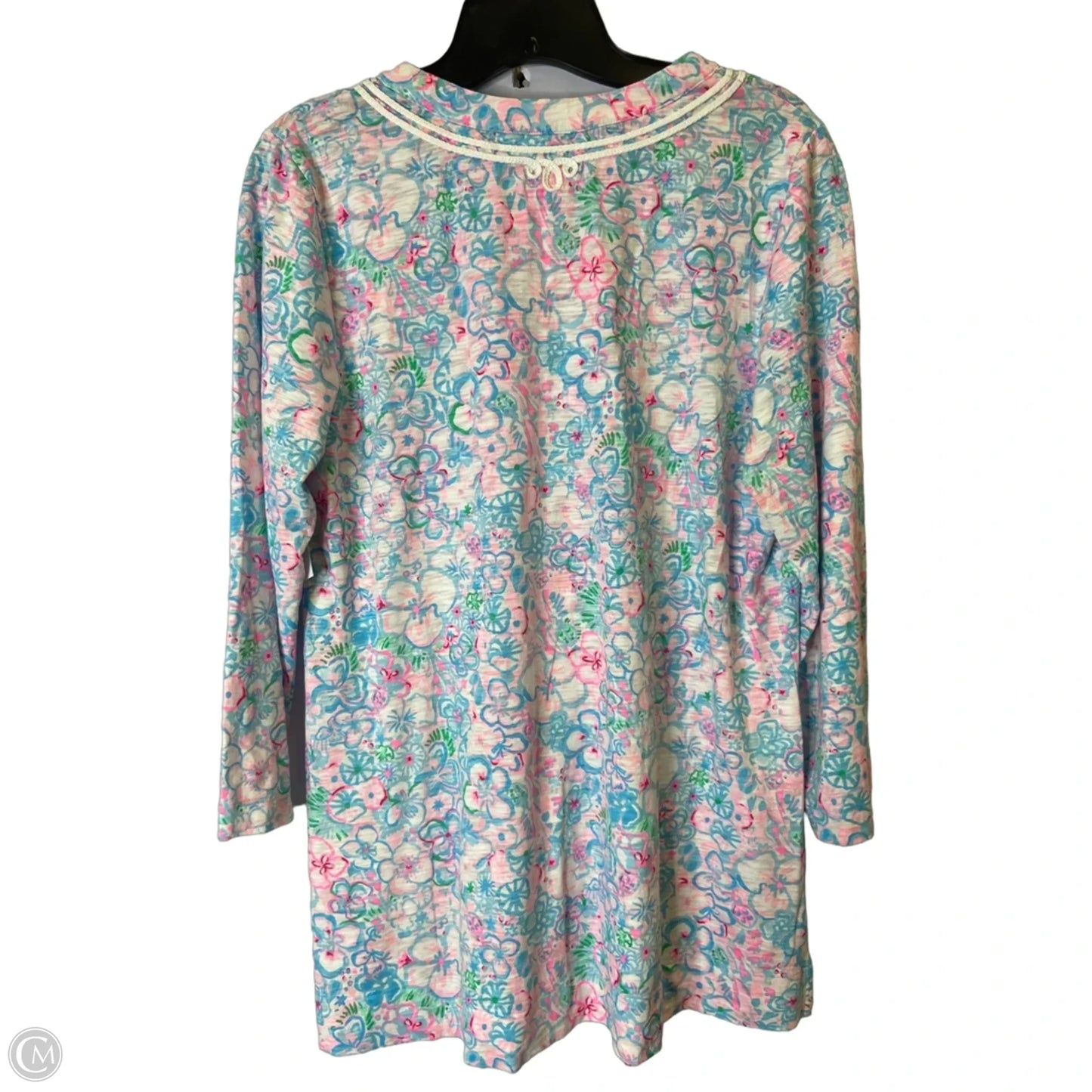 Top Long Sleeve By Cma In Floral Print, Size: L