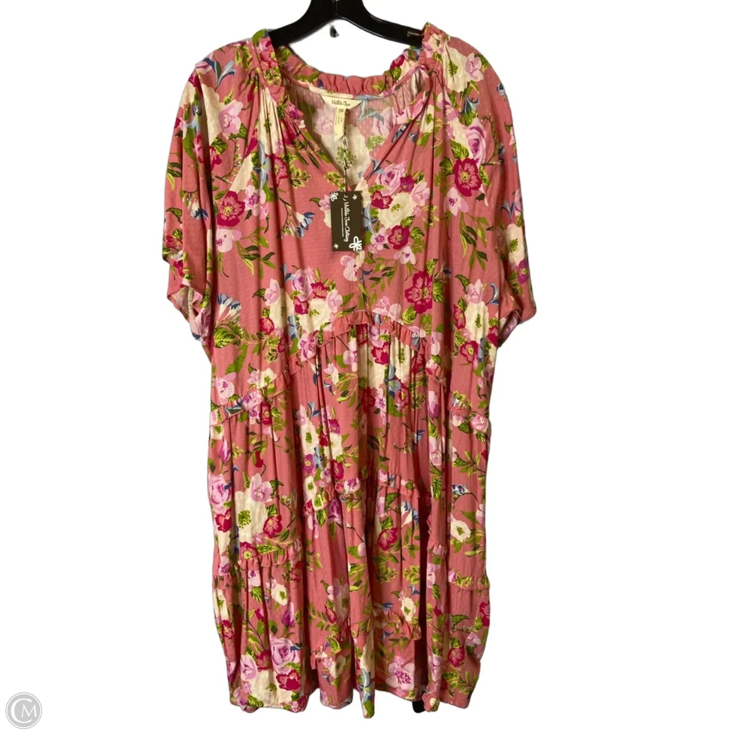 Dress Casual Midi By Matilda Jane In Pink, Size: Xxl