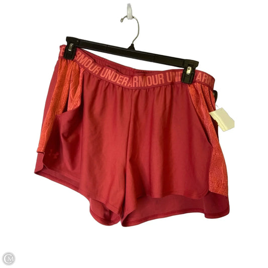 Athletic Shorts By Under Armour In Pink, Size: 2x