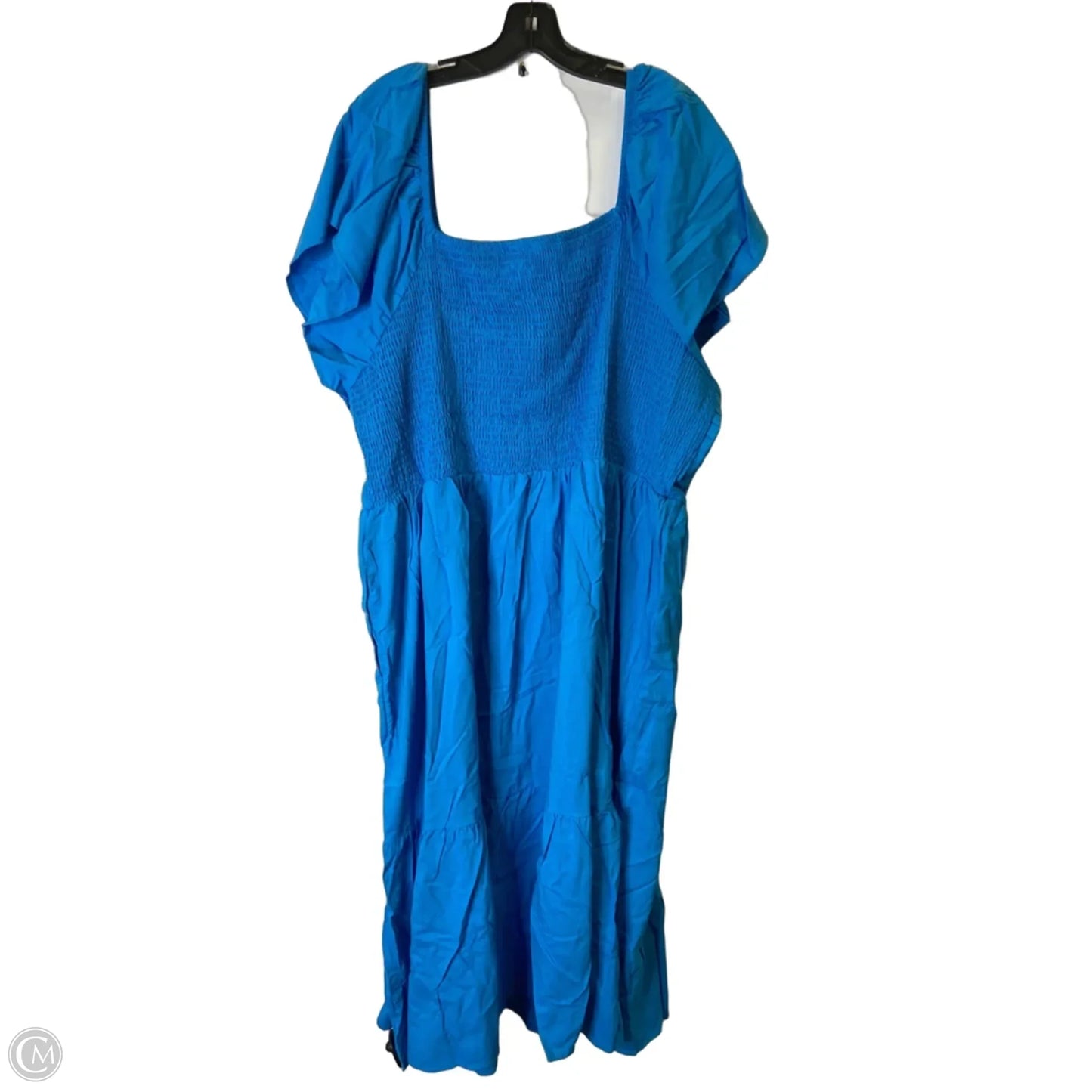 Dress Casual Maxi By Terra & Sky In Blue, Size: 4x
