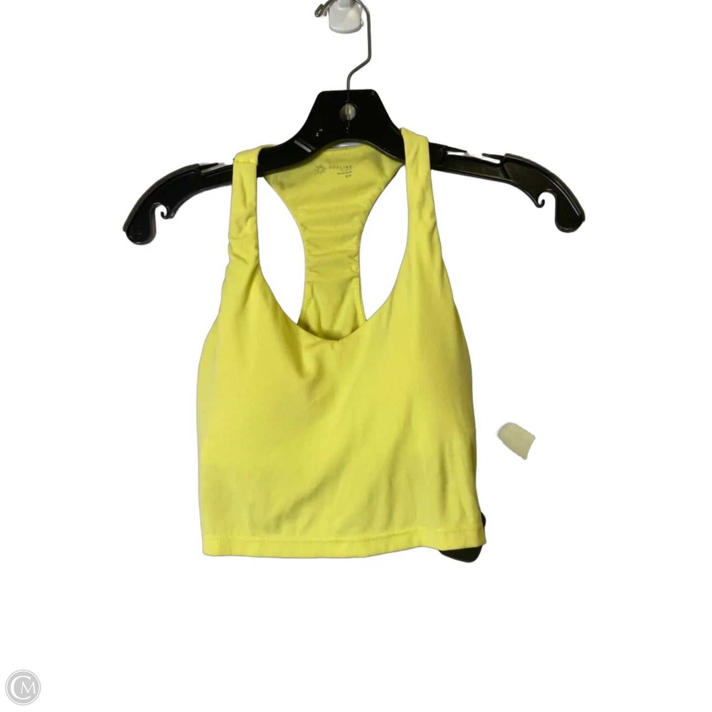 Athletic Tank Top By Offline In Yellow, Size: S