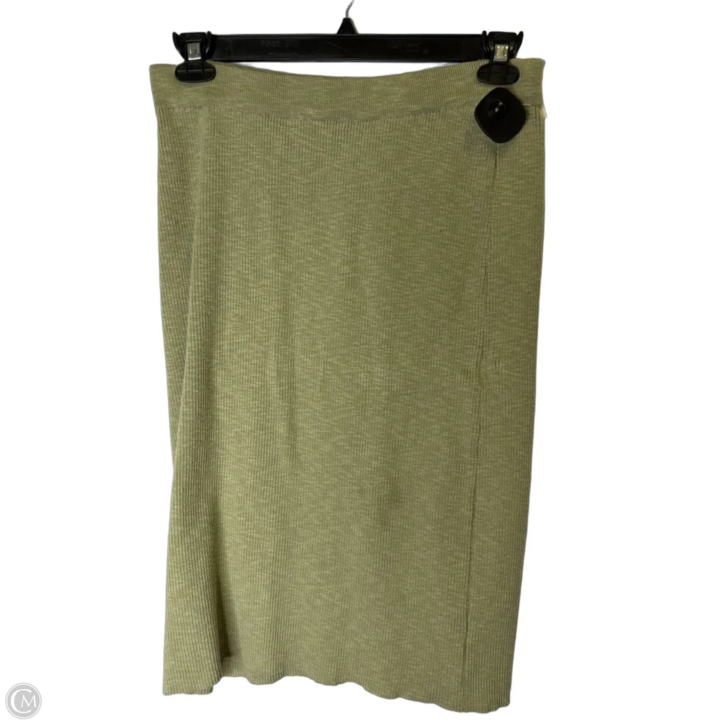 Skirt Midi By Clothes Mentor In Green, Size: L