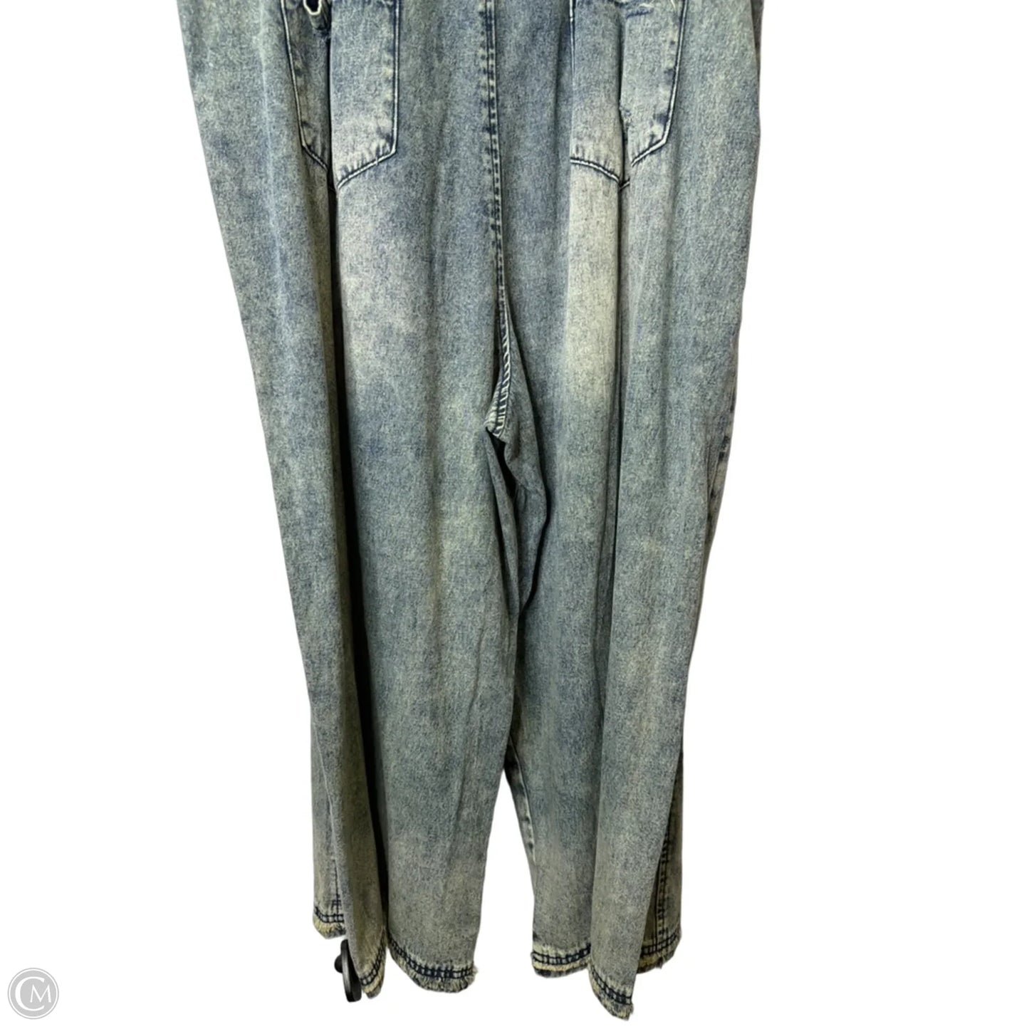 Jumpsuit By Clothes Mentor In Blue Denim, Size: M