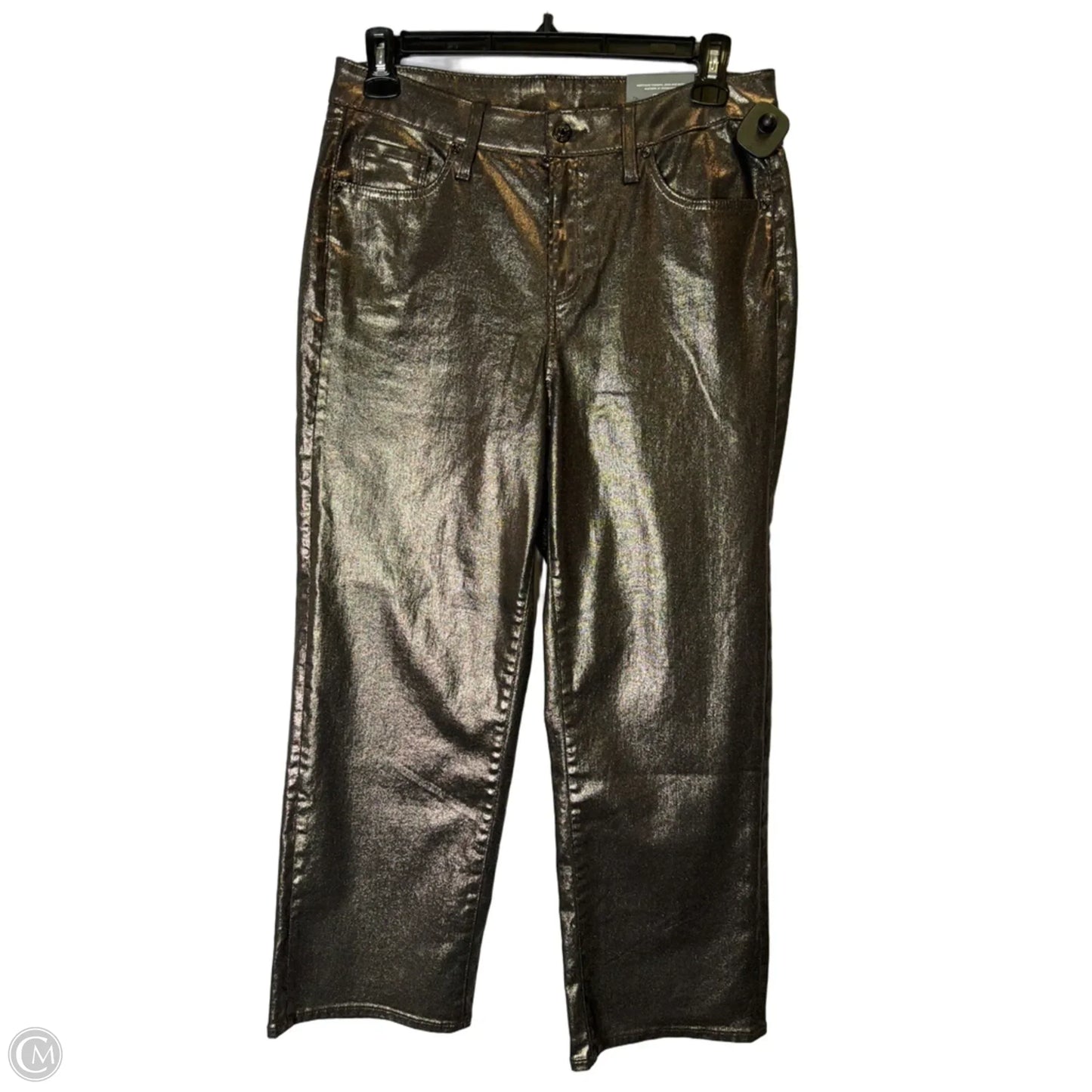Jeans Skinny By Chicos In Bronze, Size: 12p