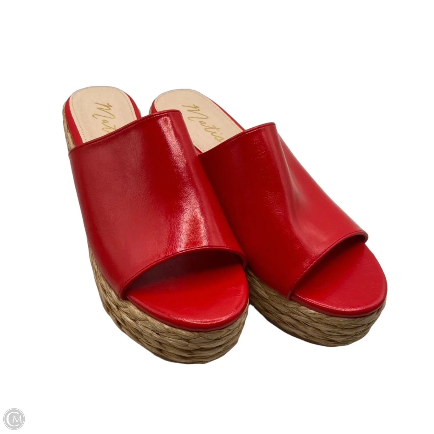 Sandals Heels Platform By Matisse In Red, Size: 10