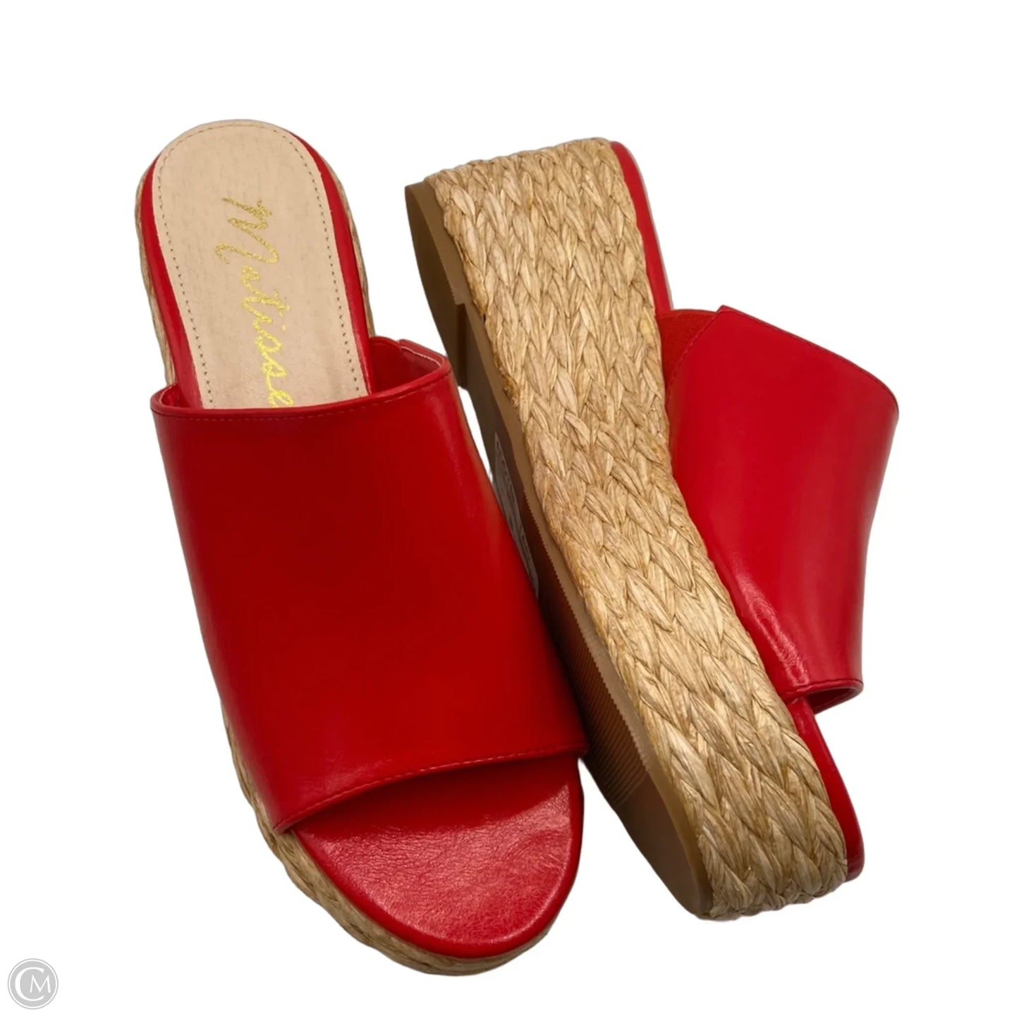 Sandals Heels Platform By Matisse In Red, Size: 10