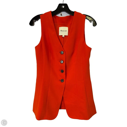 Vest Other By Madewell In Orange, Size: 0