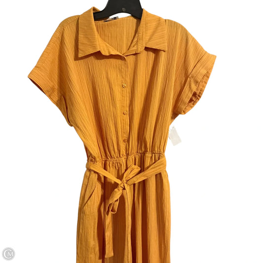 Jumpsuit By Fashion Nova In Orange, Size: L