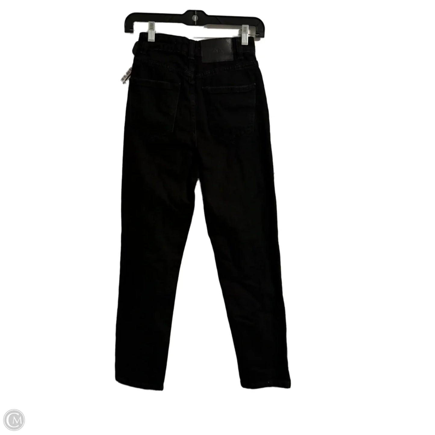Jeans Straight By Zara In Black, Size: 0