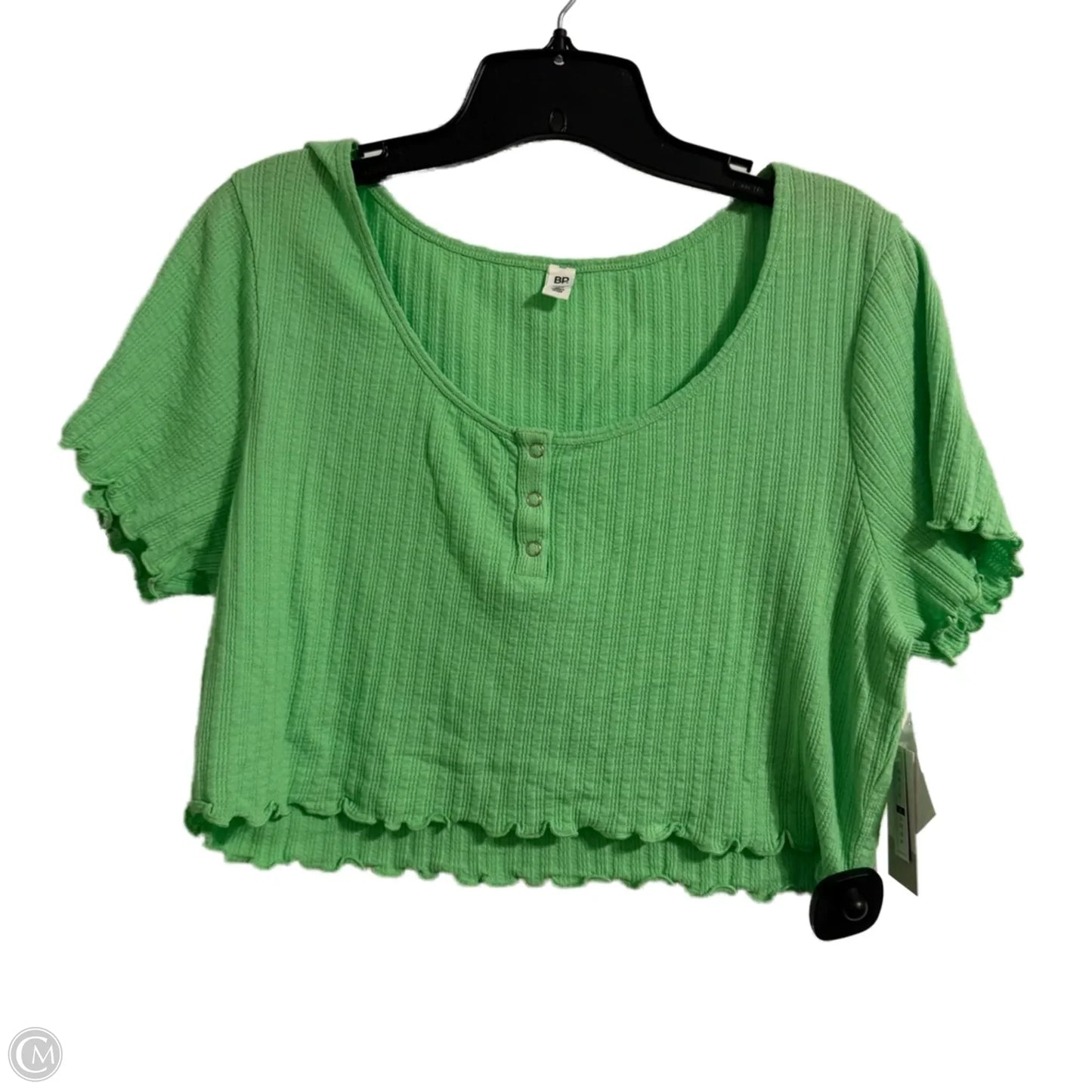 Top Short Sleeve By Bp In Green, Size: Xl