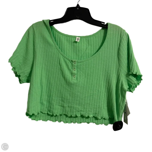Top Short Sleeve By Bp In Green, Size: Xl
